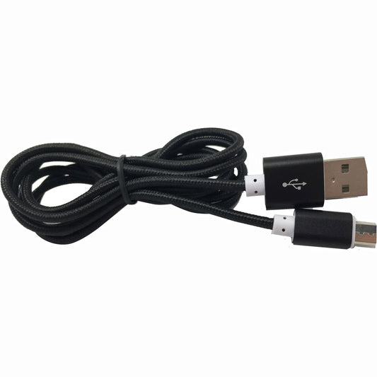 Simply Micro USB Braided Cable 1.5m - Black