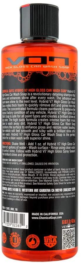 Chemical Guys - Hybrid V7 Optical Select High Suds Car Wash Soap 16oz